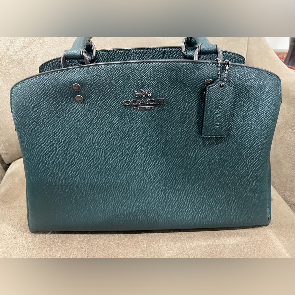 Coach Mini Lillie Carryall - Dark Teal